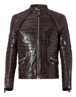 Blouson Bomber en Cuir Décontracté d'Hiver de Haute Qualité Jeffrey, à Capuche, Col Montant, Fermeture Éclair, Service OEM, Couleur Personnalisée, Uni