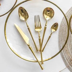 Nouvel arrivage Ensembles de couverts personnalisés Meilleures ventes Ensembles de couverts de mariage de luxe faits à la main Vaisselle Ensemble de couverts en acier inoxydable - Product Image 5