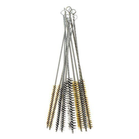 Personnalisé En Acier Inoxydable Pas Cher Prix Nylon Matériel Fil D'acier Poignée De Nettoyage Tube Bouteille Brosses