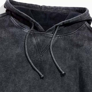 Sudaderas con Capucha Casuales para Hombre, Hechas a Medida, Lavado Ácido, 100% Algodón, para Invierno, Transpirables, Ecológicas, Bordadas, Más Vendidas - Product Image 4