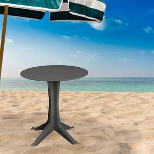 Progarden Levante antracite polipropilene tavolo da Bar esterno 70x72h cm rotondo tavolo da giardino - Product Image 2
