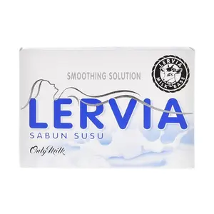 批发Lervia Bar牛奶皂90克牛奶变种浴卫生肥皂纸箱包装从印度尼西亚
