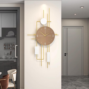 Sofisticados Relojes de pared de metal a granel, relojes elegantes a precio de mayorista, decoración moderna para el hogar, diseños elegantes y vintage. - Product Image 1
