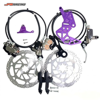 Kit d'assemblage de freins avant et arrière JFGRACING Ultra Bee avec disque de frein en alliage d'aluminium pour mise à niveau Surron Light Bee LBX