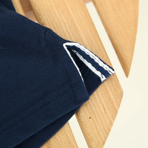 เสื้อโปโลปักโลโก้สำหรับผู้ชายเสื้อโปโลสีสำหรับกีฬาสั้นของผู้ชายเสื้อโปโลพิมพ์โลโก้โลโก้ - Product Image 3