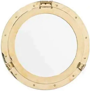 Ventana de ojo de buey náutico antiguo, espejo decorativo de Metal y aluminio, suministros marinos coleccionables, regalo de decoración del hogar - Product Image 2