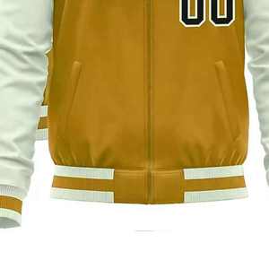 Chaquetas Bomber de Béisbol Varsity Personalizadas de Moda, Chaqueta Deportiva Informal para Exteriores para Hombre - Product Image 4