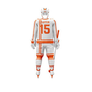 Oem 2025 logotipo personalizado de alta calidad desgaste de hockey sobre hielo al por mayor mejor precio uniforme impreso conjunto en tamaño personalizado para el equipo - Product Image 3