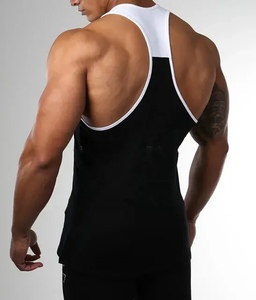 Débardeur de gymnastique sans manches coupe ajustée pour homme Vêtements de sport d'entraînement décontractés en coton avec logo personnalisé Techniques lavées en gros - Product Image 2