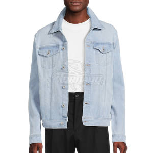 Veste en jean d'hiver pour homme de qualité supérieure, vente chaude, 100% coton, logo sur le devant, pour vente en ligne - Product Image 2