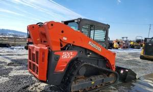 Chargeuse compacte sur chenilles Kubota SVL90, faible nombre d'heures, 92 CV, attache rapide hydraulique, certifiée CE EPA, équipement de construction - Product Image 4