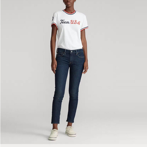 OEM Design personnalisé T-shirt d'été de couleur unie pour femmes séchage rapide respirant col rond tenue décontracté bas quantité minimale de commande fabriqué en usine - Product Image 3