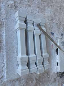 L'usine moderne de piliers de marbre offre une commande en gros de qualité supérieure toutes les tailles disponibles solide pour le support de garde-corps blanc pur - Product Image 3