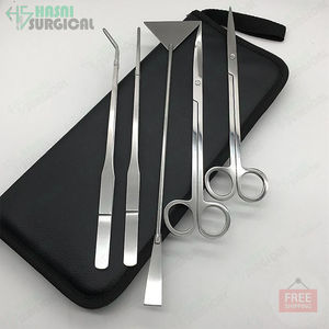 Pinzas y espátula de arena al por mayor acuario planta tanque herramientas conjunto 25cm 27cm 32cm acuario tijeras - Product Image 3