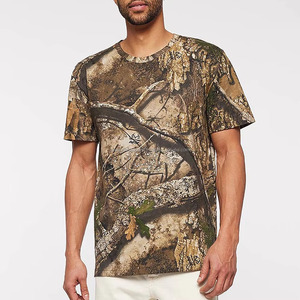 เสื้อยืดลายพรางสำหรับผู้ชาย ขายส่ง ผลิตตามสั่ง ขายดีที่สุด คุณภาพพรีเมียม คอกลม แขนสั้น สีพื้น - Product Image 1
