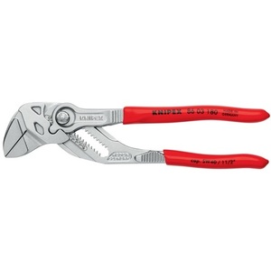 KNIPEX Chrome-Plated Pliers Wrench 180mm 40mm <b>Clamping</b> Width Plastic Coated - Product Image 6