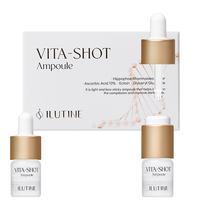 Ampoule éclaircissante ILUTINE, acide hyaluronique liquide, vitamine C stabilisée, or 24 carats pour le blanchiment du visage, traitement des taches brunes