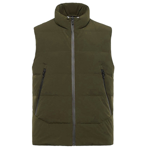 Chaleco acolchado para hombre, chaleco acolchado cálido de invierno, chaqueta para hombre, abrigo sin mangas con cuello levantado y bolsillos, prendas de vestir informales, chaleco - Product Image 5