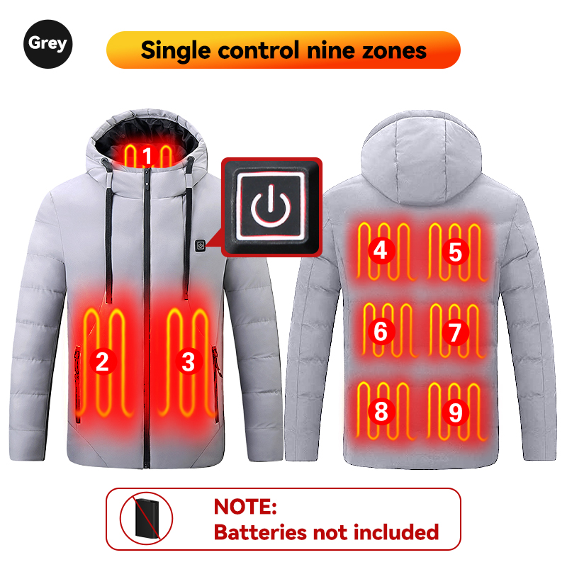 Gris (9 zones de chauffage)