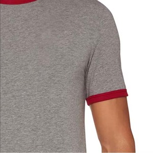 T-shirts pour hommes personnalisés avec logo, mélange polyester/coton, impression numérique, design vierge, séchage rapide et respirant - Product Image 6