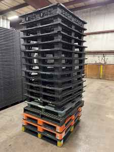 Paleta de Plástico Europea Ecológica de Doble Cara, Resistente, 1200x1000x150mm, Azul Industrial, Apilable, Almacenamiento, Entrada de 4 Vías, 1000kg - Product Image 2