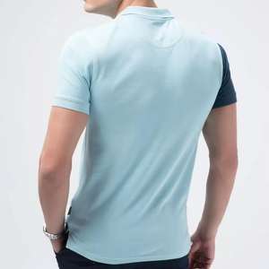 Camiseta de polo para hombre con logotipo personalizado impreso, precio de fábrica, poliéster en blanco, calidad superior - Product Image 5