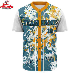 Camiseta de Béisbol Personalizada, Transpirable, de Malla, 100% Poliéster, para Práctica - Product Image 5