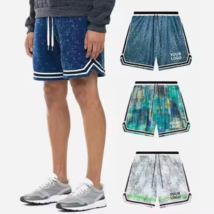 Short de jogging de basket-ball d'été personnalisé de haute qualité maille à séchage rapide Style unique coupe parfaite Logo OEM solide teint uni - Product Image 1