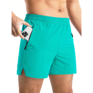 Shorts de jogging pour hommes couleur unie, avec logo personnalisé, grandes tailles, cordon de serrage, pour la gym et la course décontractée – Offre Spéciale - Product Image 1