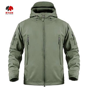 Chaqueta Softshell personalizada de alta calidad, precio al por mayor, ropa deportiva impermeable a prueba de viento para exteriores para hombres y mujeres, logotipo personalizado - Product Image 4