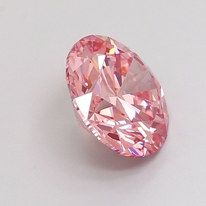 Diamante Cultivado en Laboratorio Certificado por IGI, Corte Redondo, 1 Quilate Piedra Preciosa Rosa Intenso de Claridad VS1 Excelente para Joyería - Product Image 4