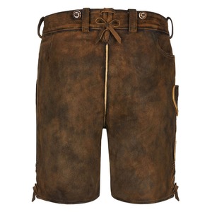 Haute qualité sur mesure Oktoberfest Lederhosen traditionnel allemand bavarois pantalon en cuir broderie solide haut imprimé en usine - Product Image 2