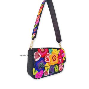 MS Handicraft Multicolor Glass Beaded Customized Beads <b>Colour</b> Handmade Indian Handicraft <b>Bag</b> Handle Handheld Casual Hand <b>Bag</b> - Product Image 2