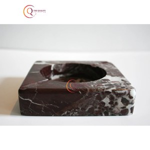 Nouvel arrivage de cendrier en marbre fait à la main couleur marron foncé incroyable à la vente chaude accessoires décoratifs de table pour la maison et le jardin - Product Image 4