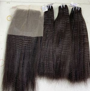 Vente en gros de boules de cheveux humains vietnamiens vierges naturels de 17 pouces crépus droits non traités à cuticules alignées - Product Image 3