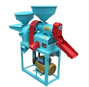 Combine Rice Mill Machine With Separator Vibrating Part Rice Huller Hulling Machine