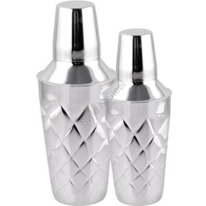 Juego de barras de acero inoxidable de 4 piezas con diseño de diamante, cubos de hielo y tinas para bebidas - Product Image 6