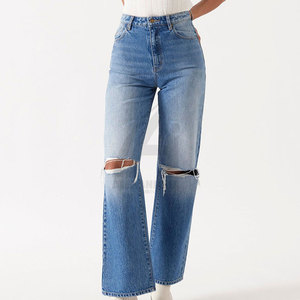 กางเกงยีนส์เอวสูงทรงสกินนี่ผ้ายืดเข้ารูปแฟชั่นลำลองสำหรับผู้หญิง ผลิตโดยอเล็กซานเดรีย อินดัสทรีส์ - Product Image 6