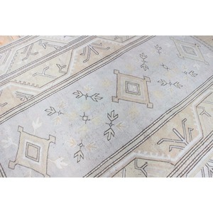 Tapis vintage, grand tapis turc de 8x11,7 pieds, tapis en laine géométrique vert - Product Image 2