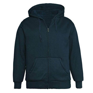 Sudadera con Capucha de Corte Regular para Hombre, 400 g/m², 100% Algodón, Gruesa y Pesada, Diseño con Cremallera, Cuello con Capucha, Temporada Otoño/Invierno, Tallas Grandes, ODM - Product Image 5