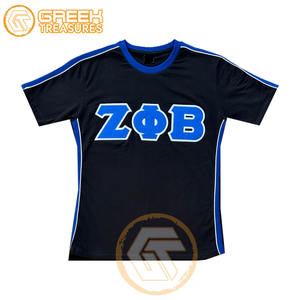 Camiseta de Algodón Personalizada al por Mayor de Zeta Phi Beta, Ropa de Sororidad de Alta Calidad para Mujeres, Diseño Estampado y Bordado para Fraternidades, para Todas las Temporadas - Product Image 5