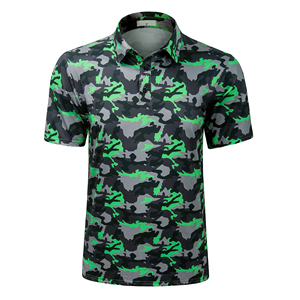 Polo avec logo personnalisé pour hommes, imprimé anti-rides, en coton, évacuation de l'humidité, tenue décontracté, uni, ODM, produit en tricot fabriqué à l'usine - Product Image 1