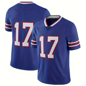 Últimos diseños de camisetas de fútbol americano para hombre, logotipo/color personalizado, transpirable, cómoda, camiseta de fútbol americano para hombre con mangas cortas - Product Image 6