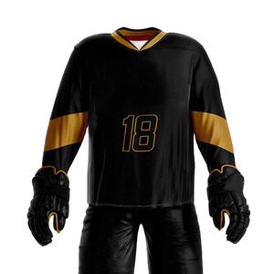 Uniforme de Hockey sobre Hielo para Hombre, Modelo Traders, Superventas, con Malla Impresa, 100% Poliéster, Logotipo Frontal Sólido, Transpirable y de Secado Rápido - Product Image 6