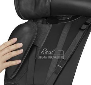 Silla de montar de caballo de doma inglesa personalizada, de cuero genuino resistente y cómodo, diseñada con los últimos estilos para montar a caballo - Product Image 5