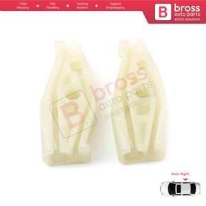 Clips de Reparación para el Regulador de la Ventanilla Trasera Derecha BWR794 para Megane MK1, New Beetle 1Y7, 206 2D, 2 Puertas, CC, Coupé, Cabrio - Product Image 3