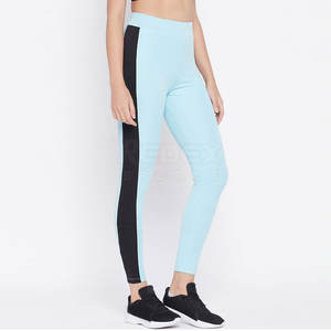 Women's Elastic Waist Seamless Quick Dry Breathable Workout <b>Legging</b> Solid <b>Pattern</b> Gym Fitness Activewear Mid Waist Yoga <b>Leggings</b> - Product Image 2