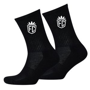 Men Fundamental Crew <b>Socks</b> 2 Pack Breathable Cotton Gym Training Sports <b>Socks</b> for Daily Performance Wear - Product Image 1