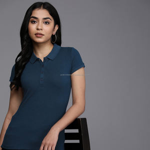 เสื้อโปโลกอล์ฟแขนสั้นสำหรับผู้หญิง ยี่ห้อ Fit2Fight ผ้าสี่ทิศทางยืดได้ ป้องกันแสงแดด ระบายอากาศดี ขายส่ง - Product Image 3