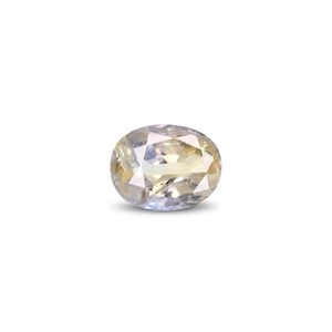 Zafiro bicolor de 4.44 quilates (Pitambari) facetado, piedra preciosa natural con azul real y topacio ópalo, piedra radiante suelta - Product Image 1